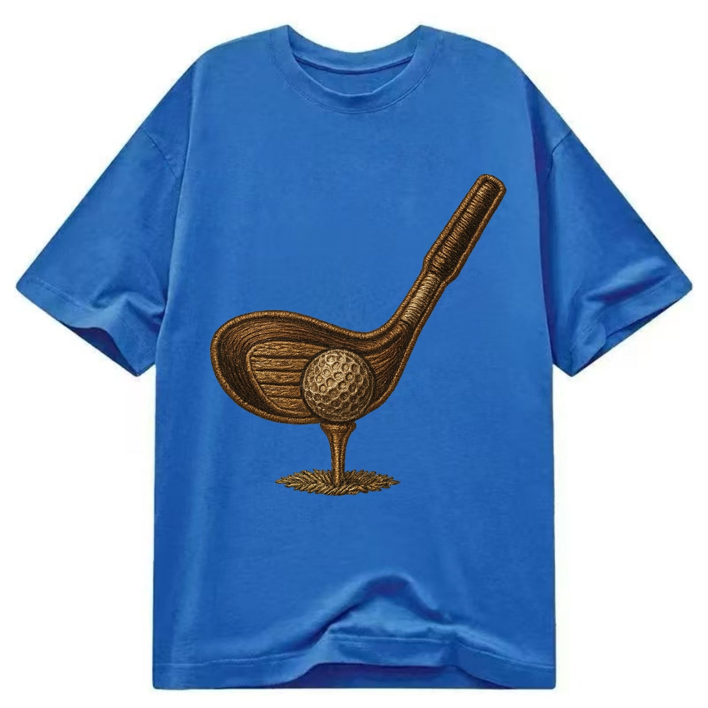 Golf Club and Ball  - Classic T-shirt - Blue