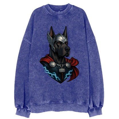 Great Dane Thor  - Vintage Sweatshirt - Blue