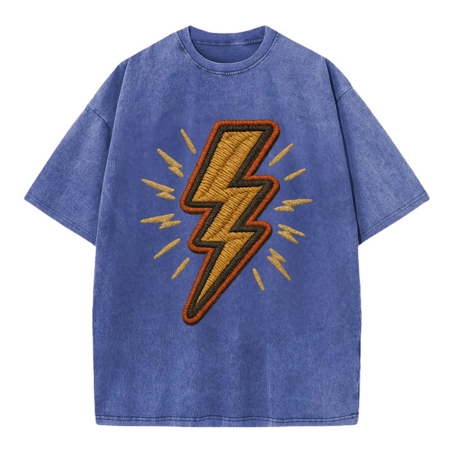 Lightning Bolt  - Vintage T-shirt - Blue