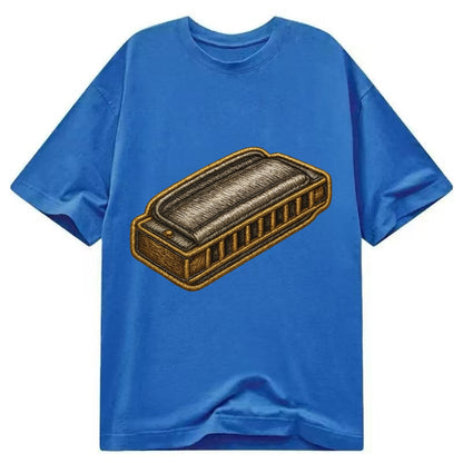Harmonica  - Classic T-shirt - Blue