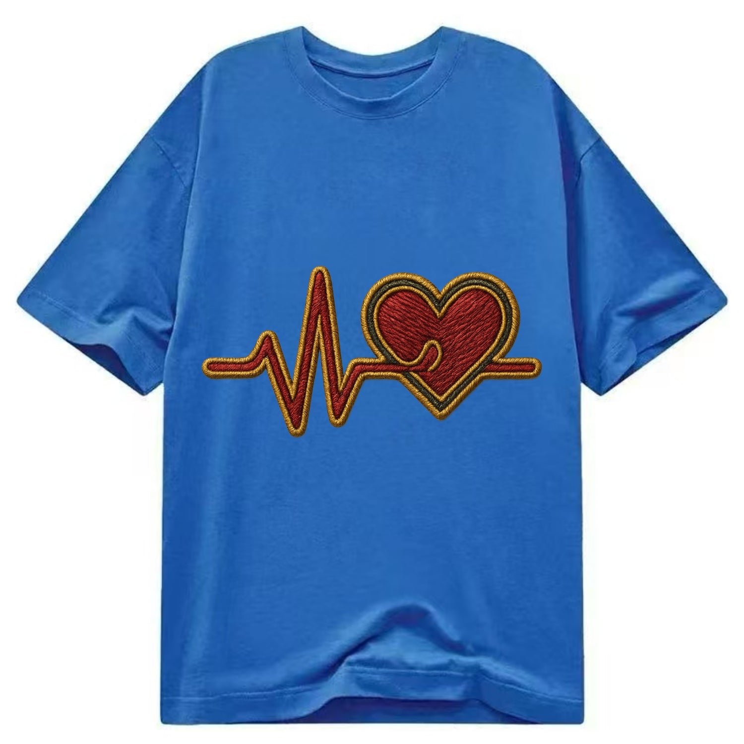 Heartbeat Line  - Classic T-shirt - Blue