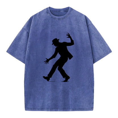 Tap dancer dramatic step - Vintage T-shirt - Blue