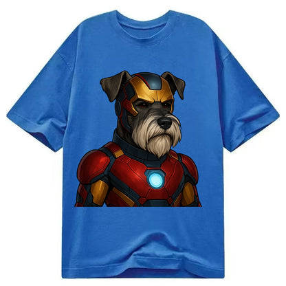 Schnauzer Tech Hero  - Classic T-shirt - Blue