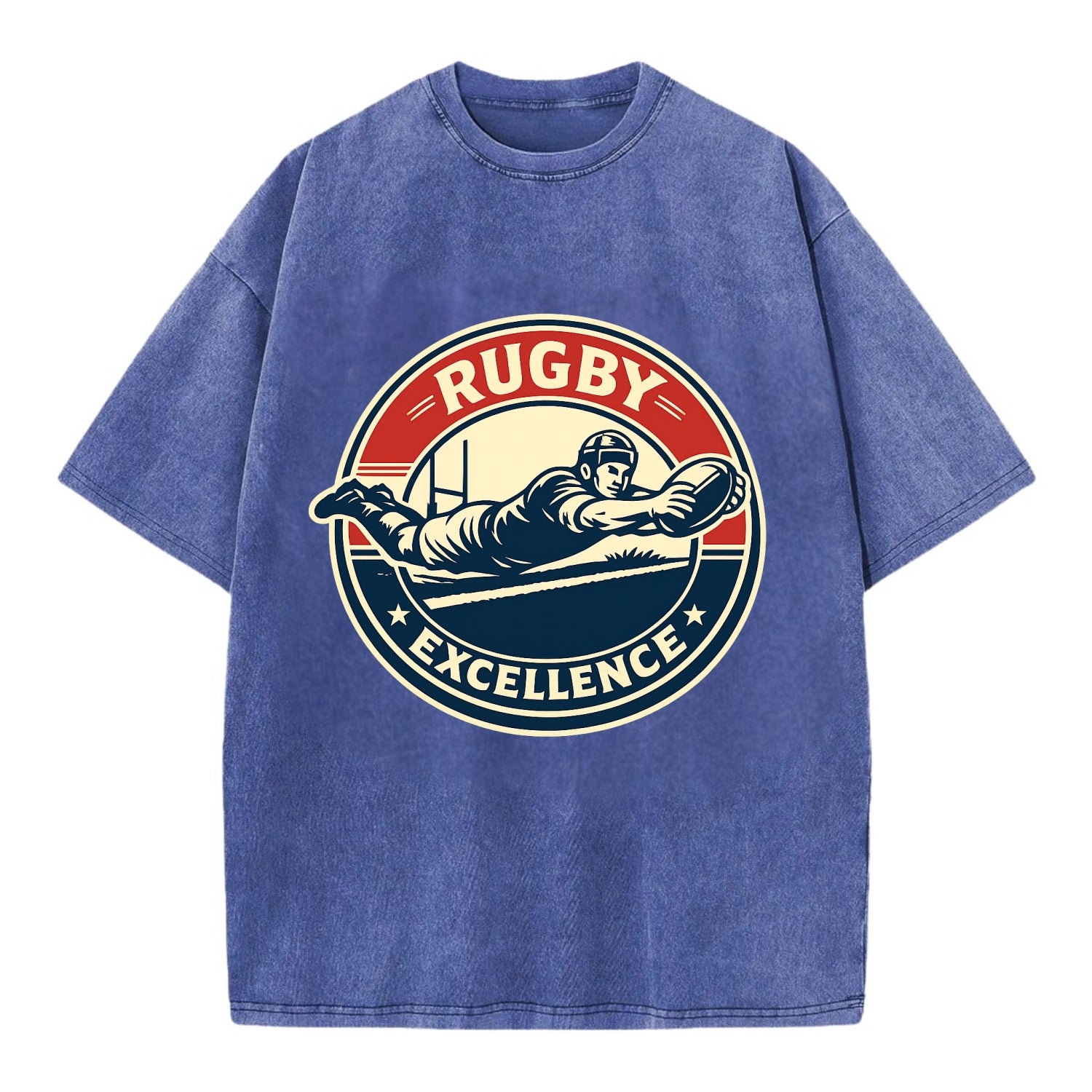 Epic Try Dive Emblem - Vintage T-shirt - Blue