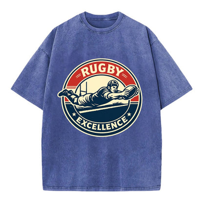 Epic Try Dive Emblem - Vintage T-shirt - Blue