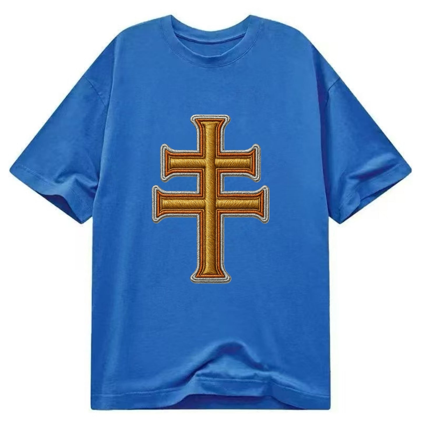 Patriarchal Cross - Classic T-shirt - Blue