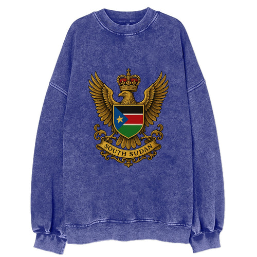 South Sudan Royal Logo  - Vintage Sweatshirt