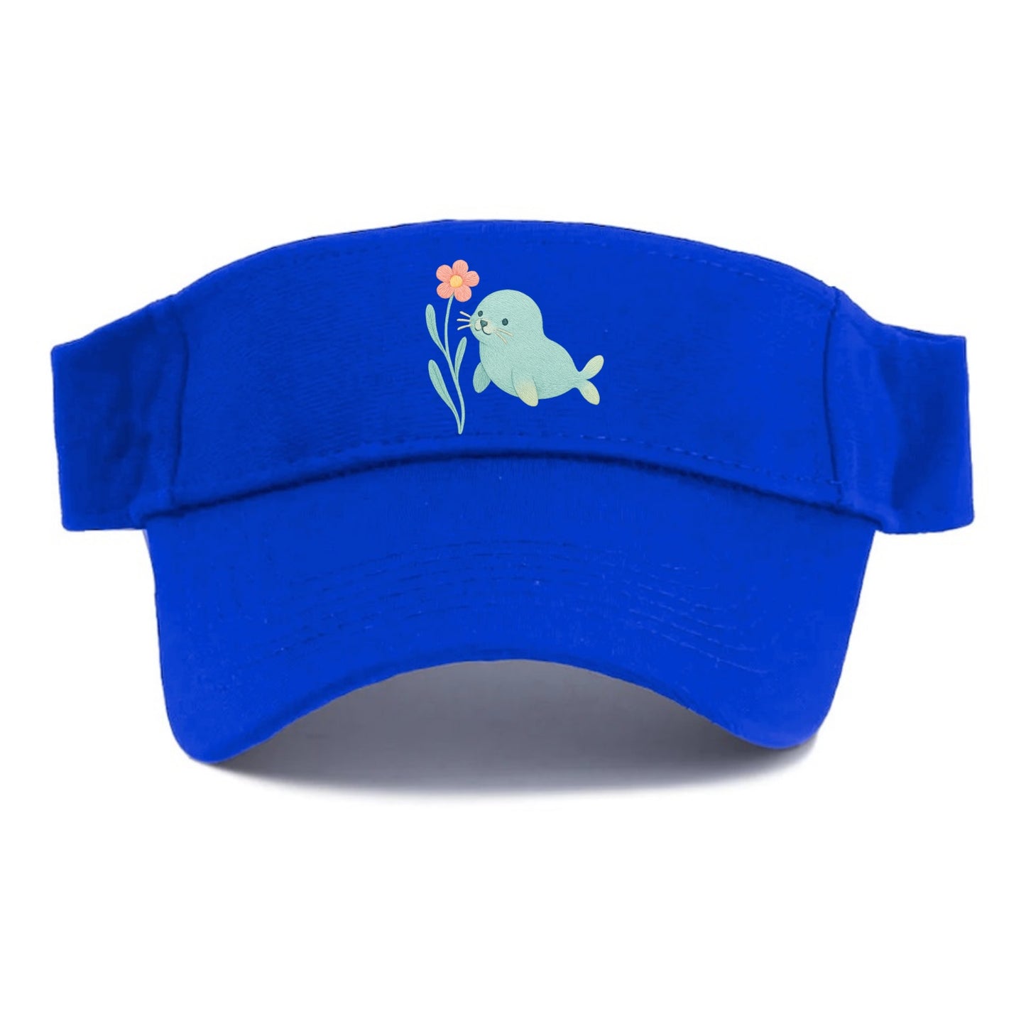 Mint Seal Pup - Visor - Blue
