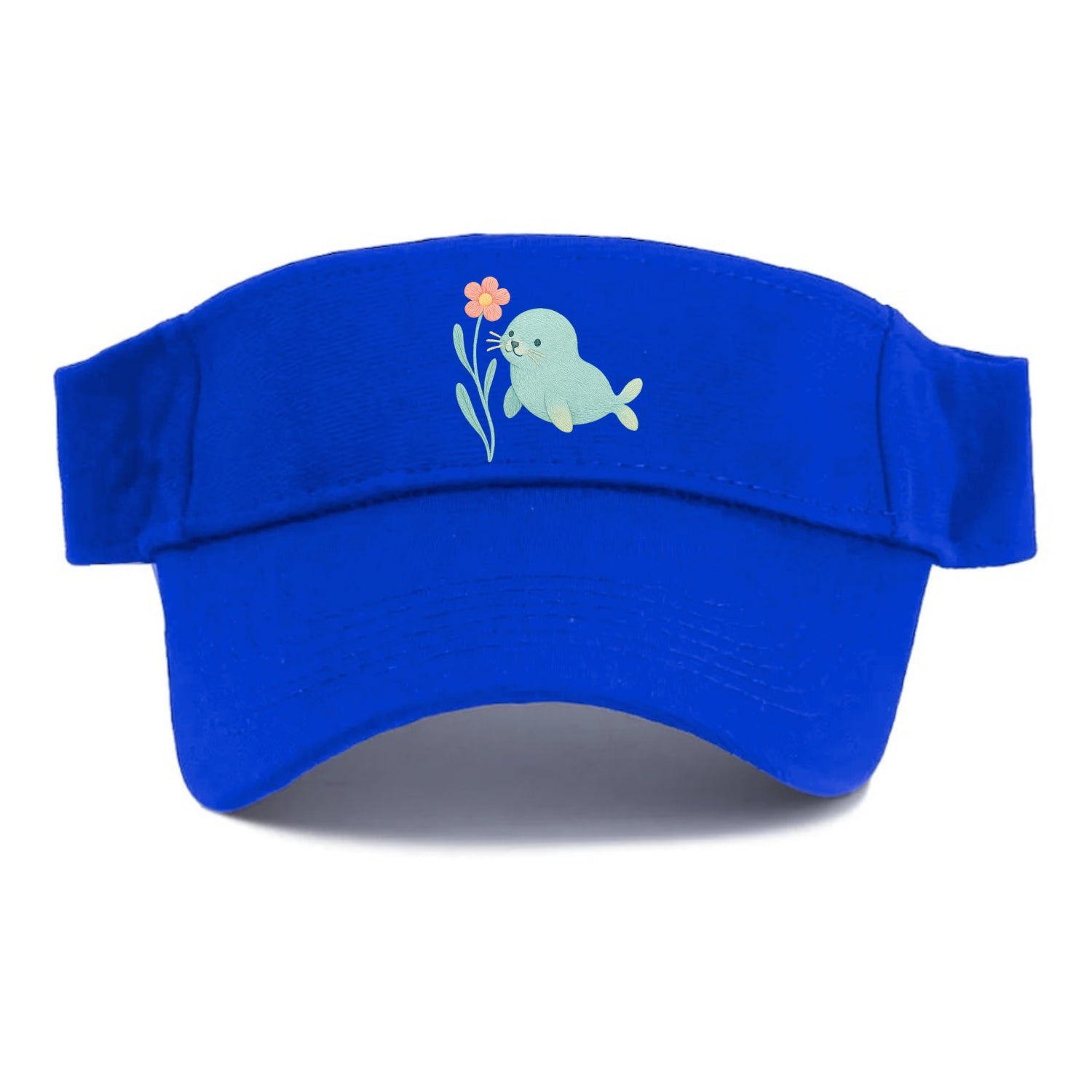 Mint Seal Pup - Visor - Blue