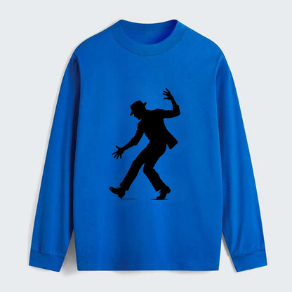 Tap dancer dramatic step - Classic Long Sleeve Shirt - Blue