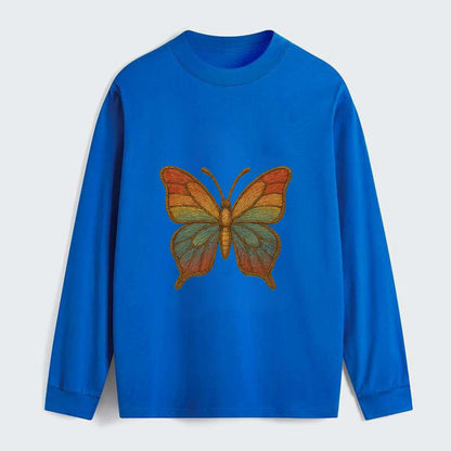 Butterfly Transformation  - Classic Long - Classic Long Sleeve Shirt - Blue