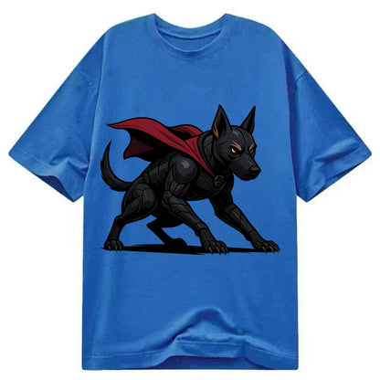 Belgian Malinois Black Panther  - Classic T-shirt - Blue