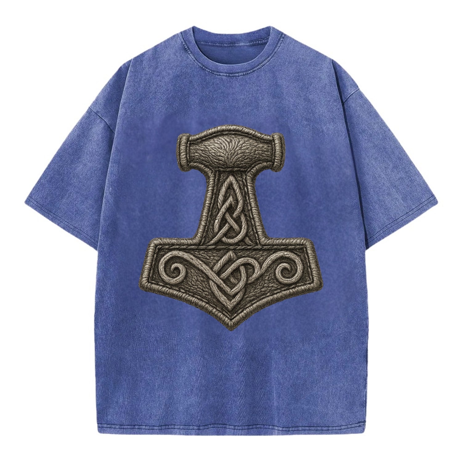 Mjolnir  - Vintage T-shirt - Blue