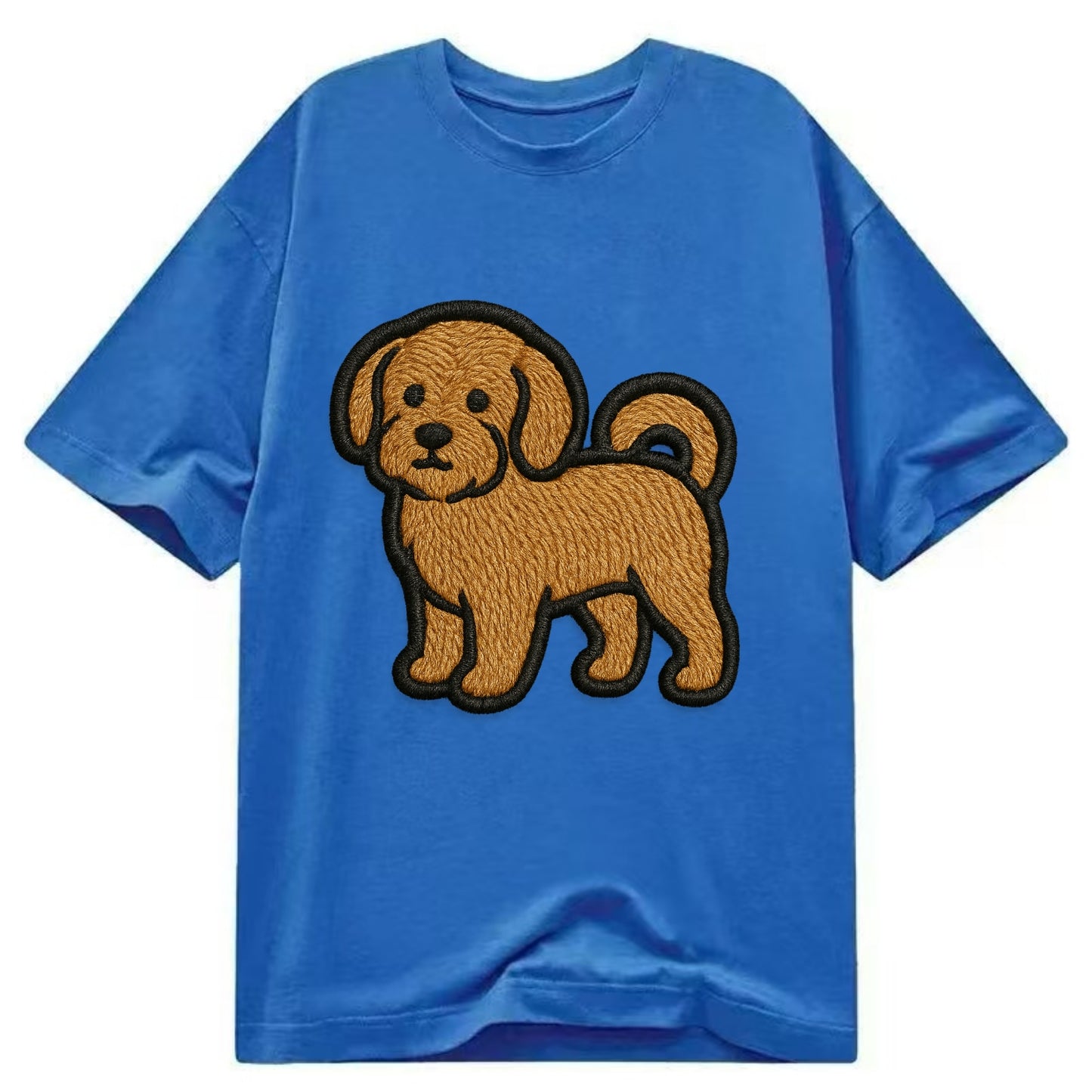 Havanese - Contemporary small dog design - Classic T-shirt - Blue