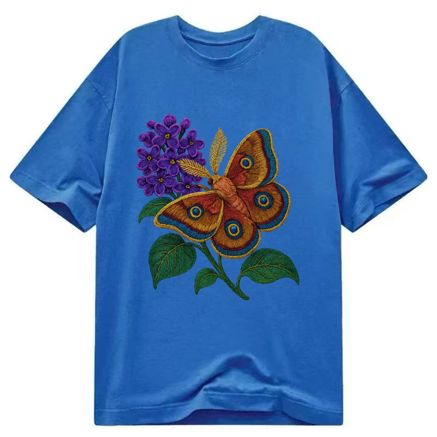 Polyphemus Moth - Classic T-shirt - Blue