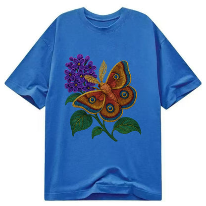 Polyphemus Moth - Classic T-shirt - Blue