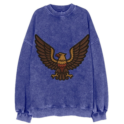 Eagle Wings  - Vintage Sweatshirt - Blue