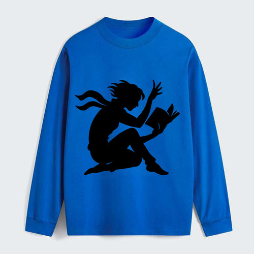 Reader lost in book moment - Classic Long Sleeve Shirt