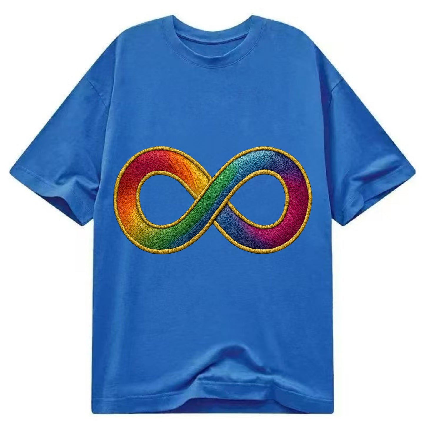 Infinity Symbol  - Classic T-shirt - Blue