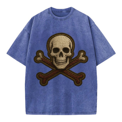 Jolly Roger  - Vintage T-shirt - Blue