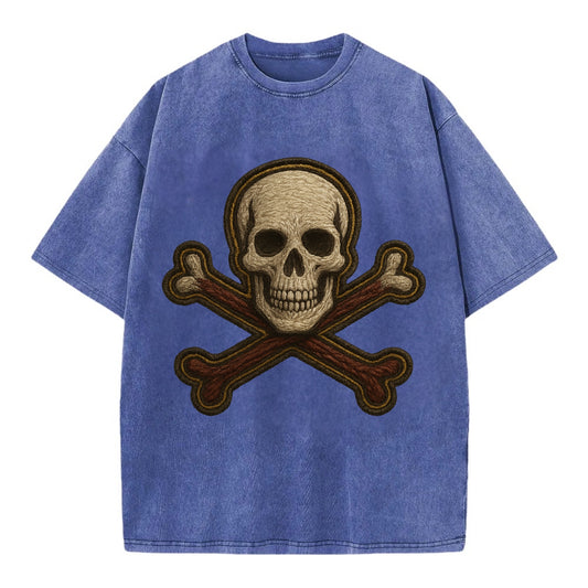 Jolly Roger  - Vintage T-shirt - Blue