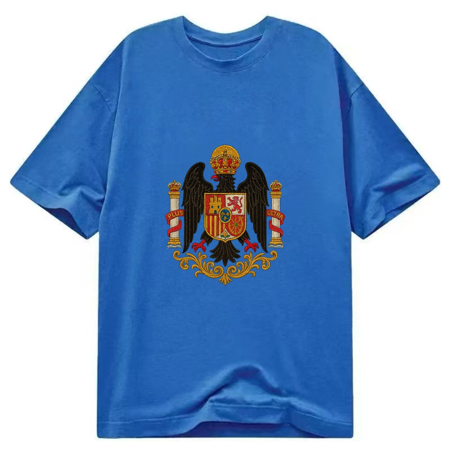 Imperial Eagle Of Spain Crest - Classic T-shirt - Blue