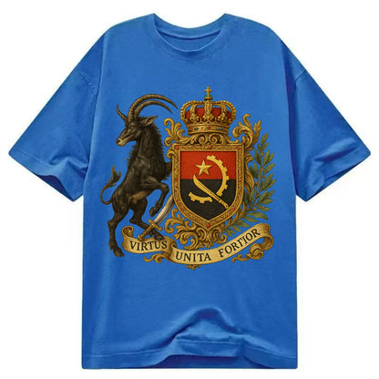 Angola Giant Sable Emblem  - Classic T-shirt - Blue