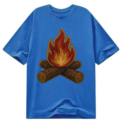 Campfire  - Classic T-shirt - Blue