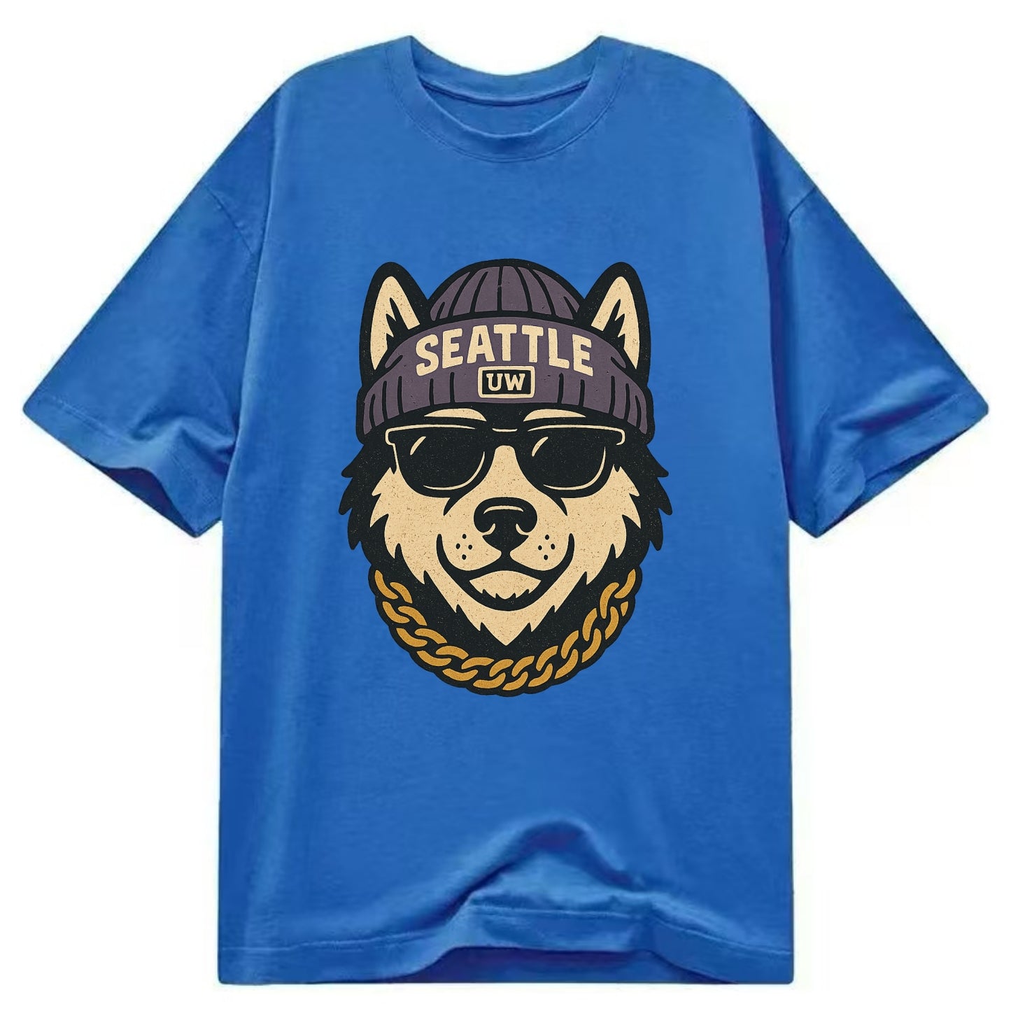 Seattle Husky - Classic T-shirt - Blue