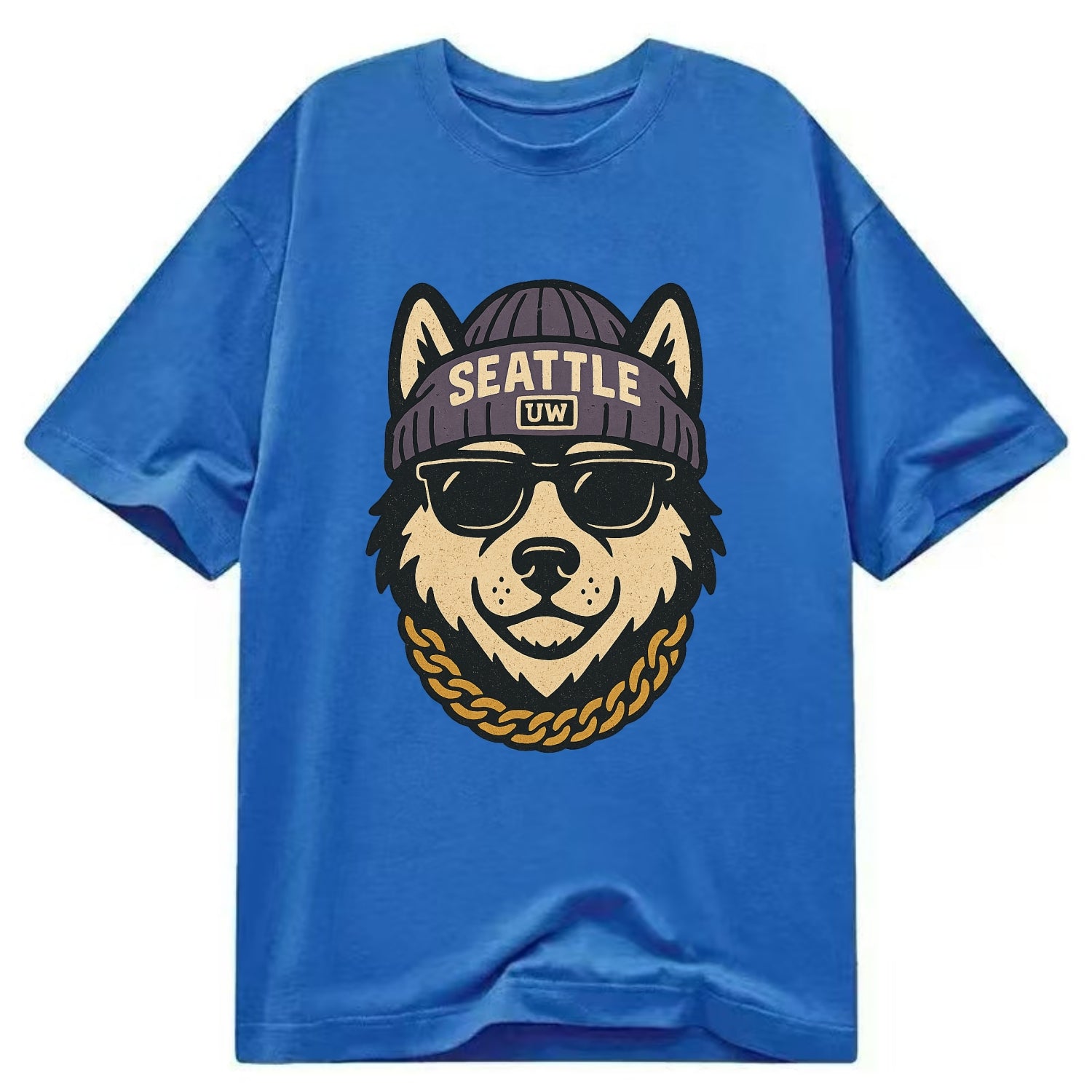 Seattle Husky - Classic T-shirt - Blue