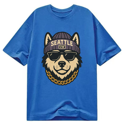 Seattle Husky - Classic T-shirt - Blue