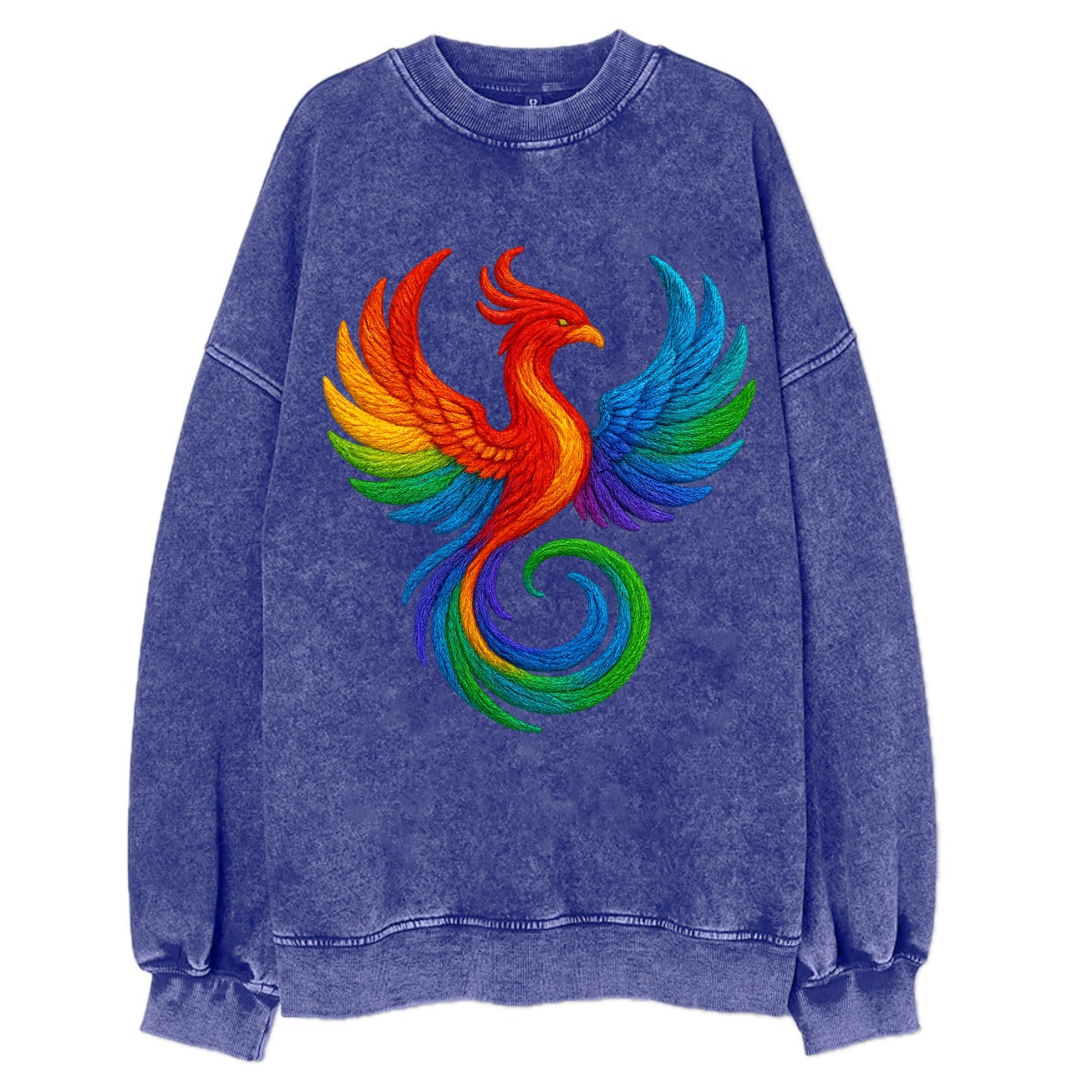 Phoenix Rising  - Vintage Sweatshirt - Blue