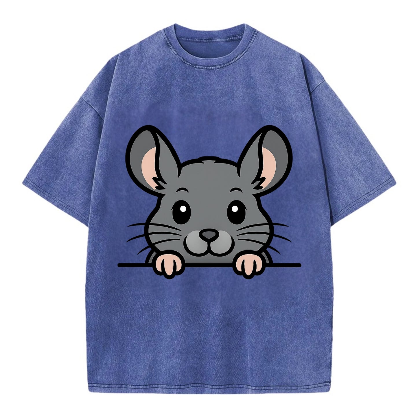 Chinchilla  - Vintage T-shirt - Blue