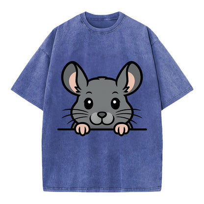Chinchilla  - Vintage T-shirt - Blue