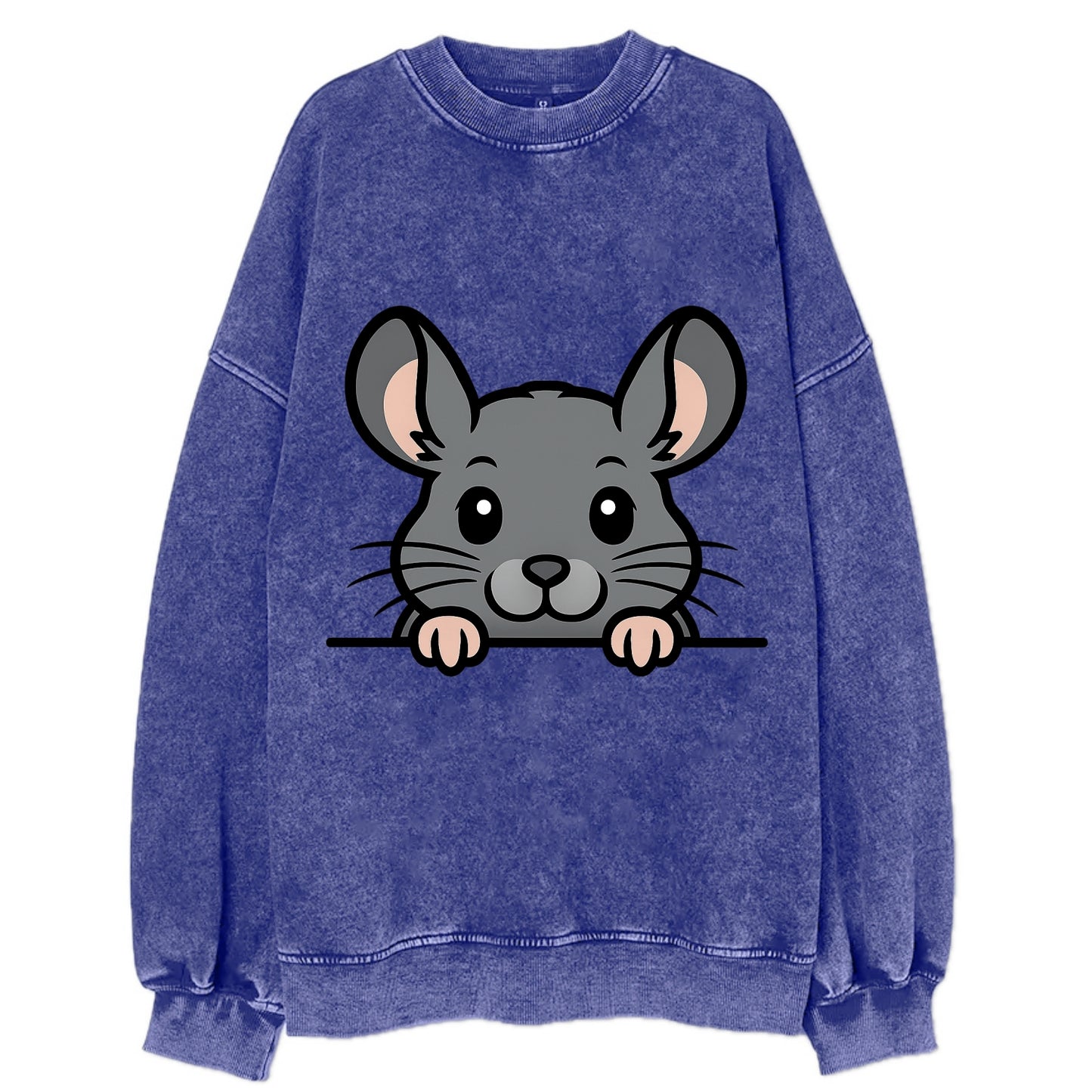 Chinchilla  - Vintage Sweatshirt - Blue