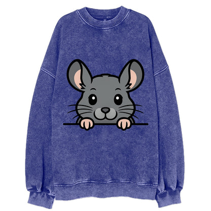 Chinchilla  - Vintage Sweatshirt - Blue