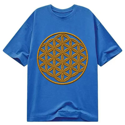 Flower of Life  - Classic T-shirt - Blue