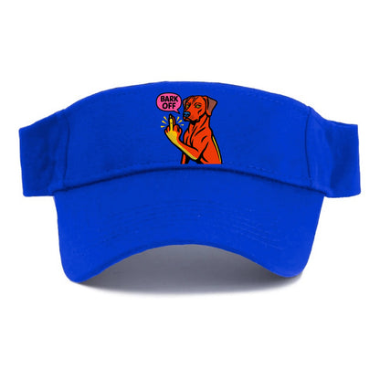 Rhodesian Ridgeback with distinctive ridge on back, athletic muscular paw up - Visor - Blue