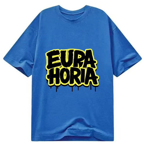 Bold typography design - EUPHORIA - intense happiness, ecstasy - Classic T-shirt