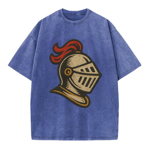 Knight Helmet  - Vintage T-shirt