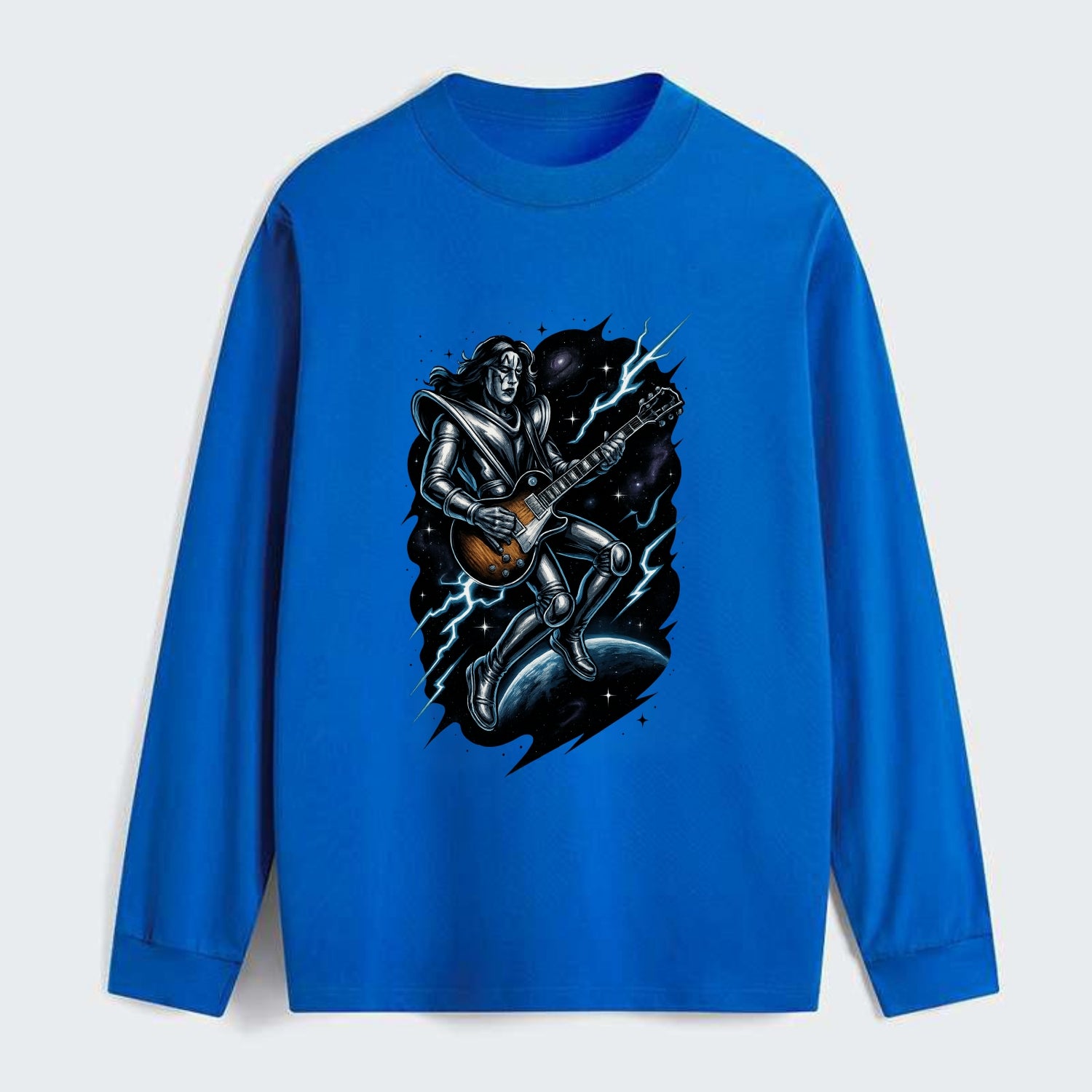 Ace in Zero Gravity - Classic Long Sleeve Shirt - Blue