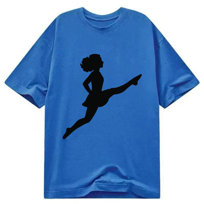 Irish step dancer Riverdance leap - Classic T-shirt - Blue