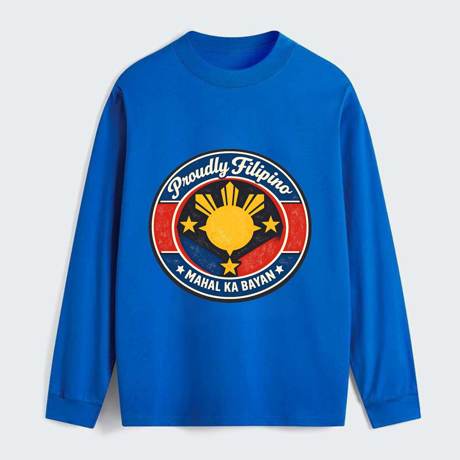 Radiant Philippine Heritage - Classic Long Sleeve Shirt - Blue