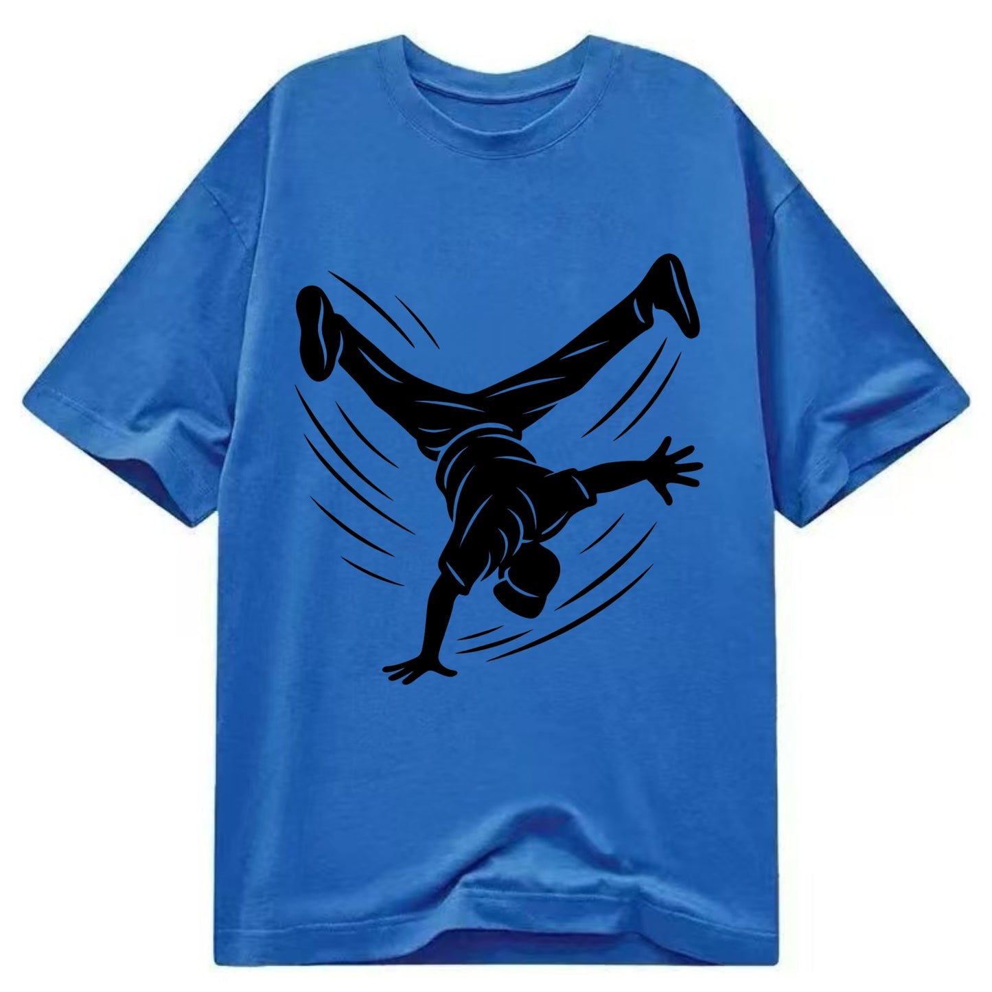 Breakdancer windmill move - Classic T-shirt - Blue