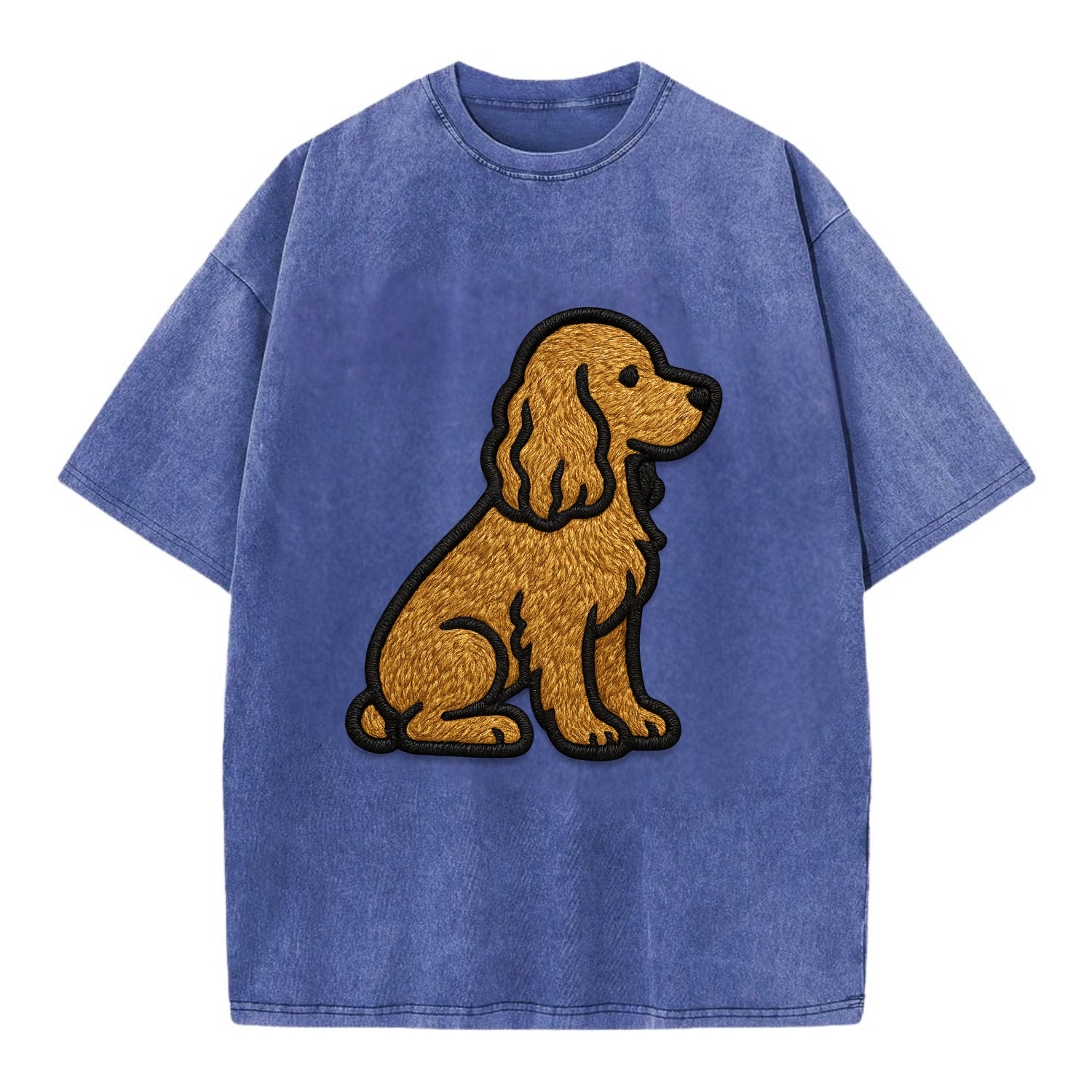 Cocker Spaniel - Contemporary spaniel de - Vintage T-shirt - Blue
