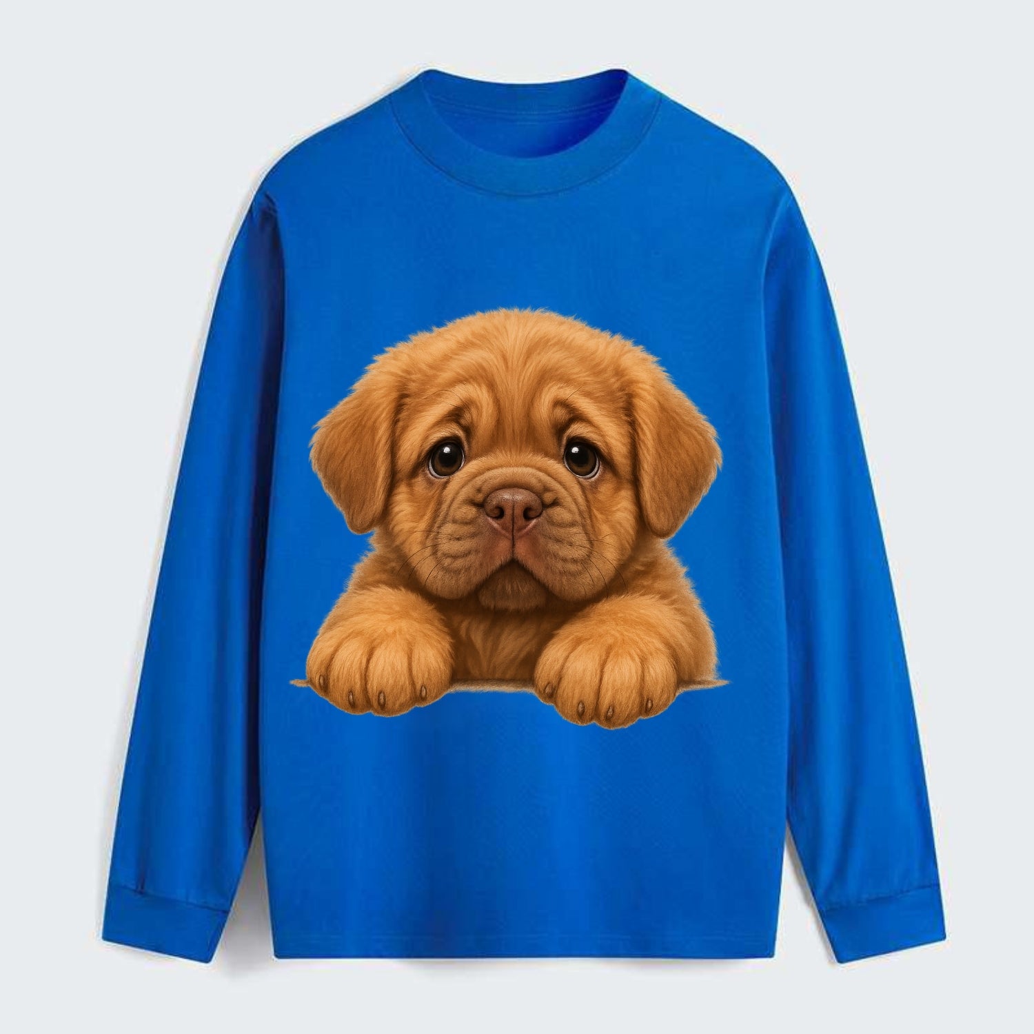 Neapolitan Mastiff  - Classic Long Sleeve Shirt - Blue