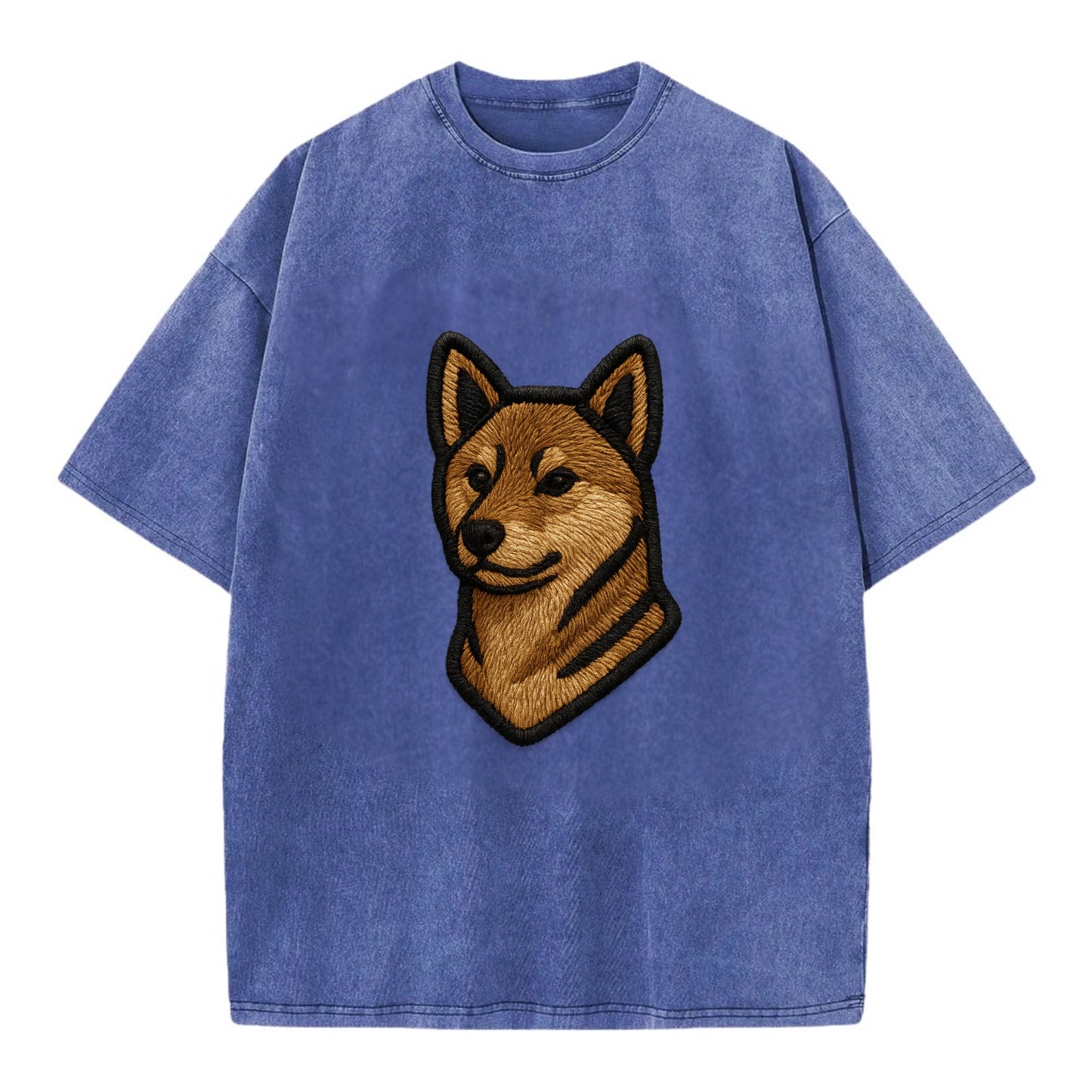 Shikoku - Trendy Japanese hunter design - Vintage T-shirt - Blue