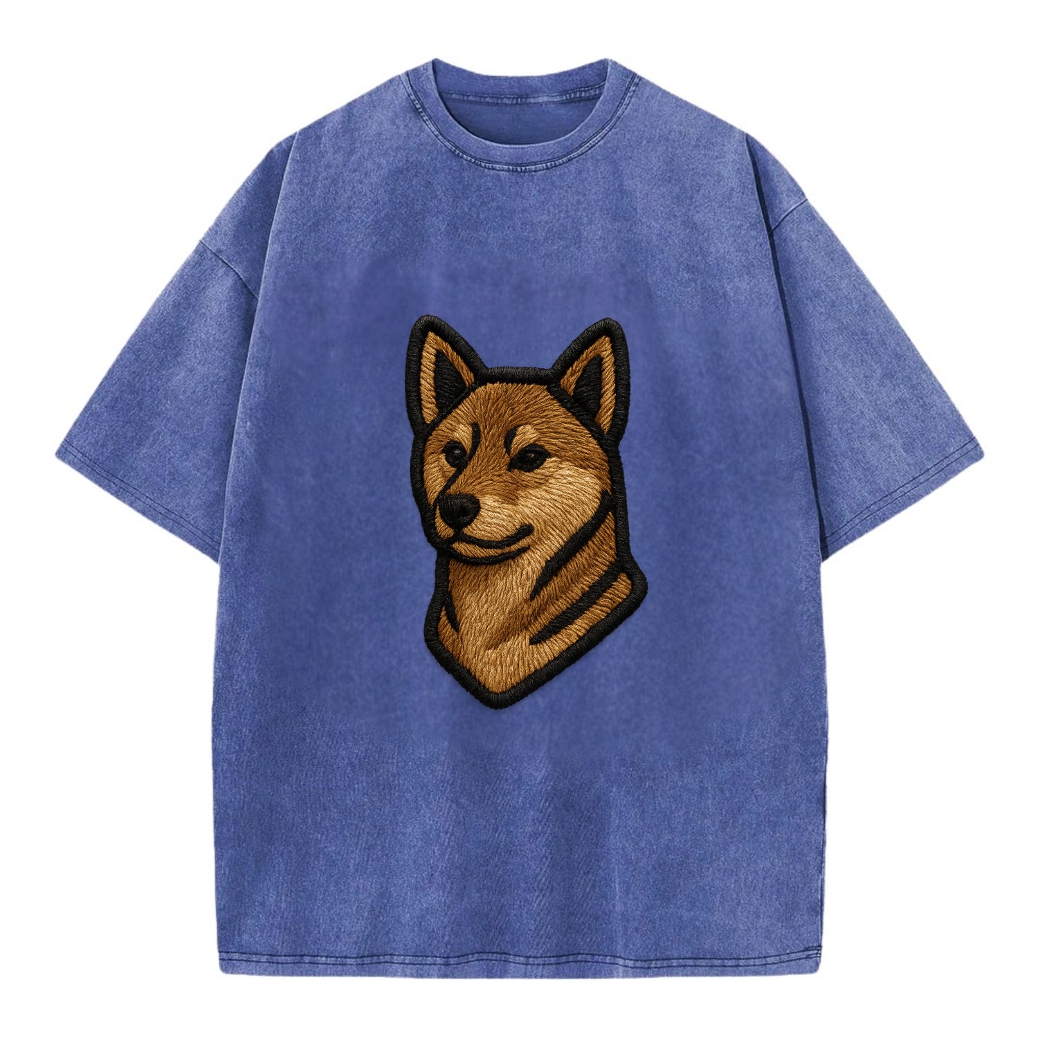 Shikoku - Trendy Japanese hunter design - Vintage T-shirt - Blue