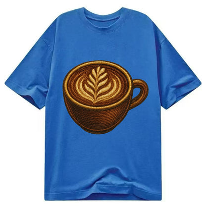Latte Art  - Classic T-shirt - Blue