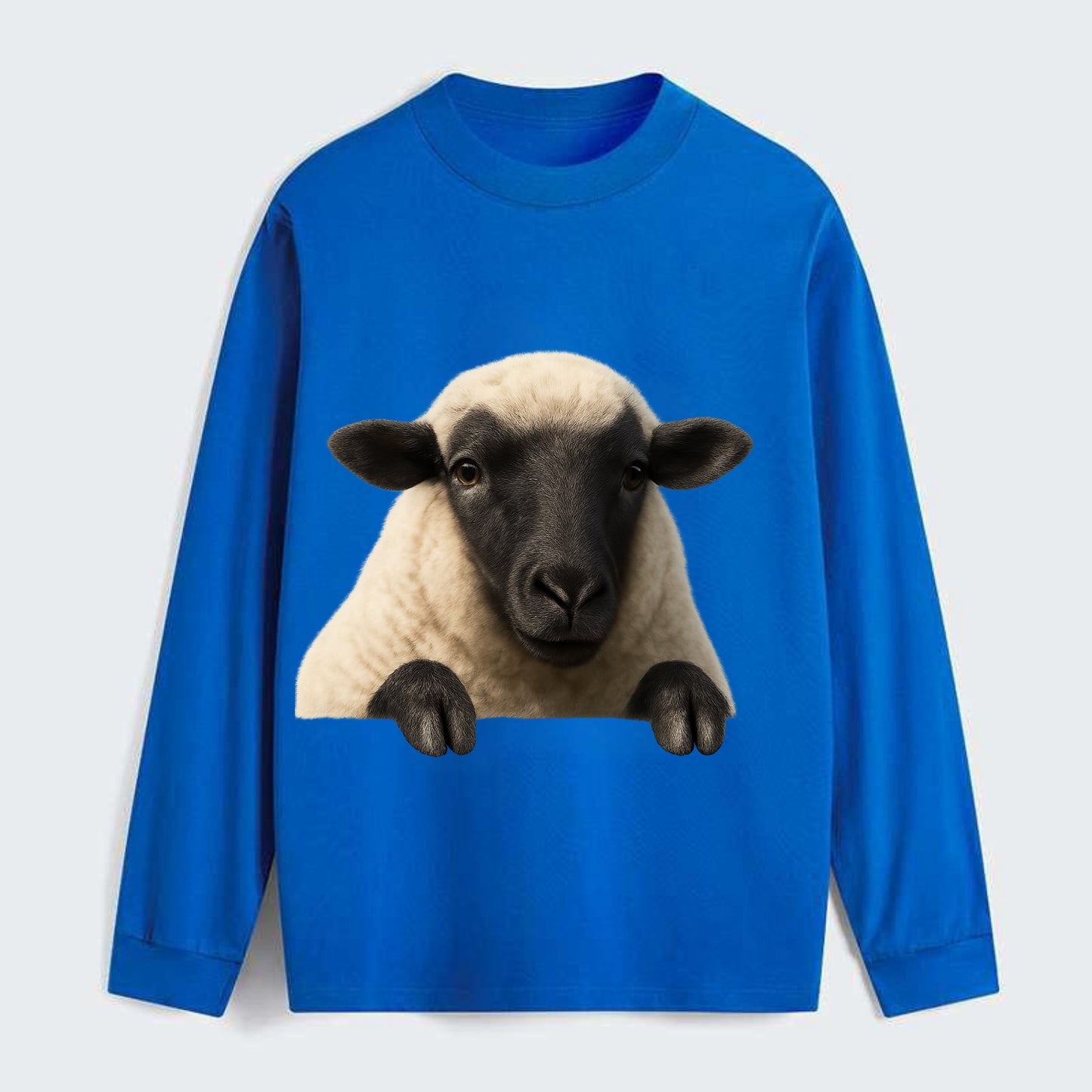Sheep  - Classic Long Sleeve Shirt - Blue